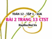 Bài 2 trang 13 Toán 12 tập 1 Chân trời sáng tạo:  Xét Tính Đơn Điệu & Cực Trị